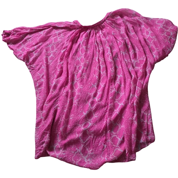 Diane von Furstenberg "Fleurette" Kaftan Silk Dress, Size 0 - Picture 7 of 8